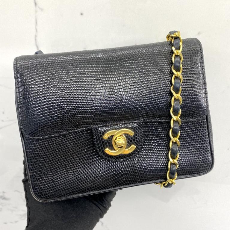 Vintage Chanel Lizard - 14 For Sale on 1stDibs