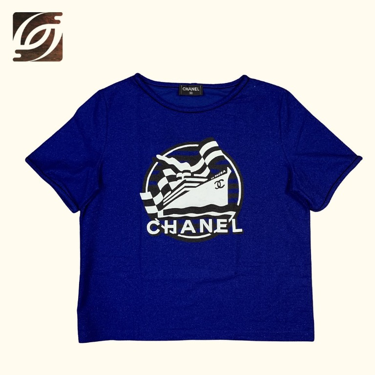 Chanel La Pausa Tweed Shirt, Women's Fashion, Tops, Shirts on