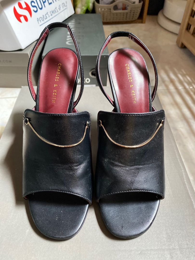 Charles and keith hot sale open toe heels