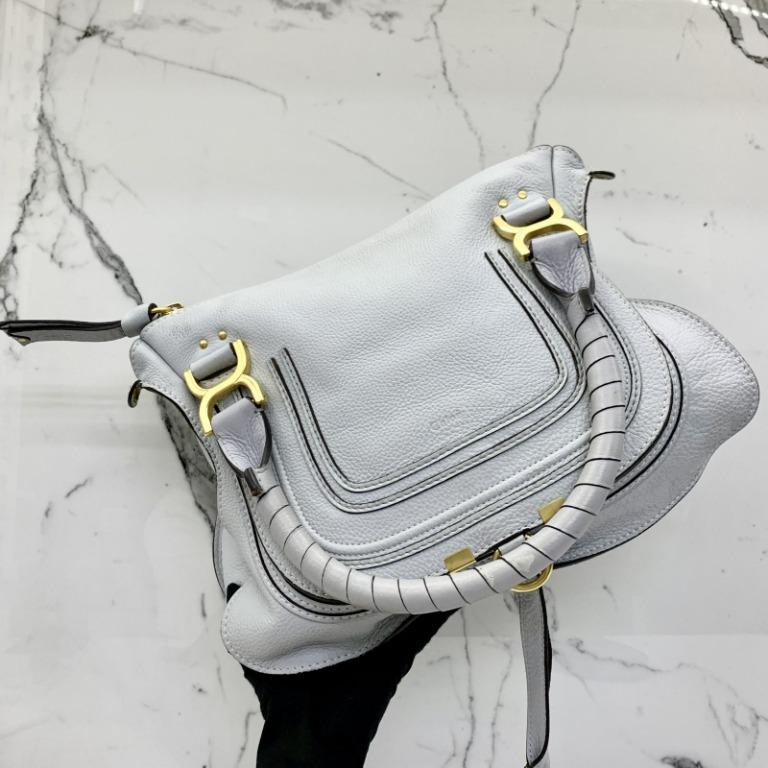 CHLOE MARCIE BABY BLUE 2WAY SHOULDER BAG 227012670