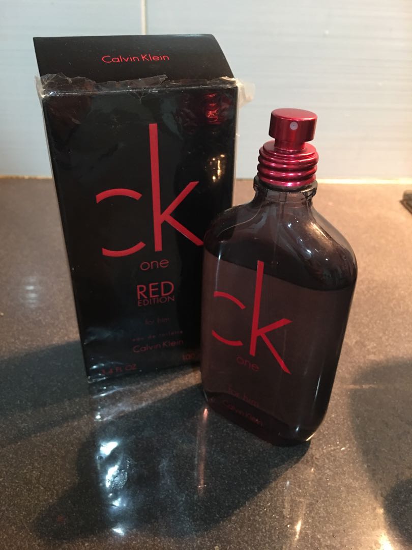 Calvin klein red perfume for him sales
