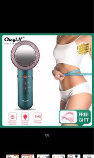 Ckeyin Ultrasonic Face and Body Slimming Massager Portable infrared Ems burn fat