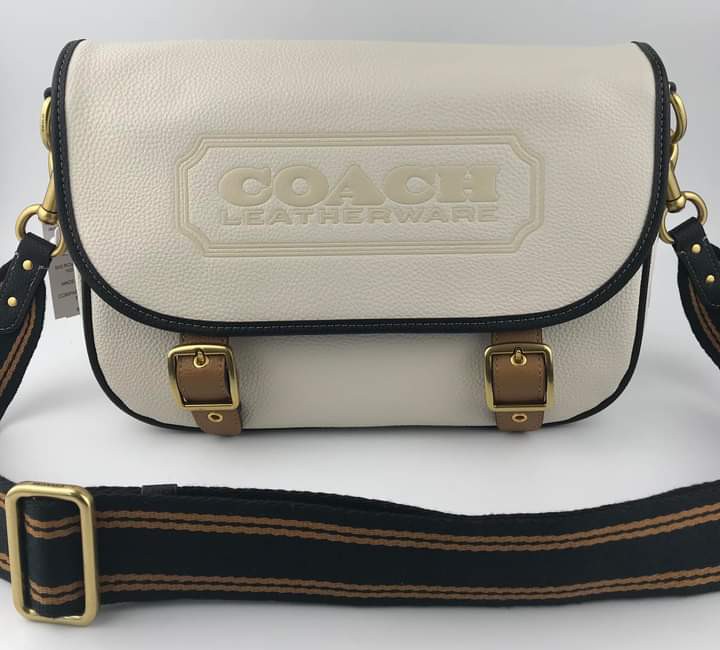 Coach white messenger bag Clearance