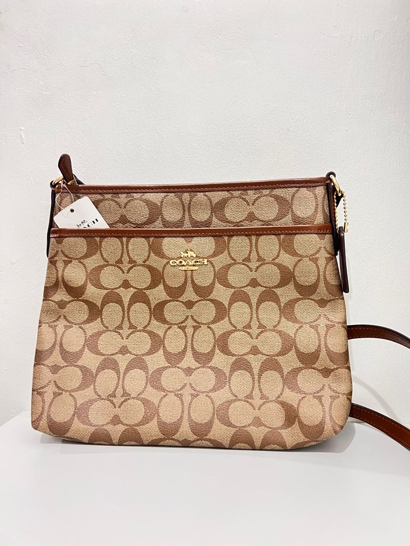 Coach Zip File Crossbody Bag, Women's Fashion, Bags & Wallets, Cross