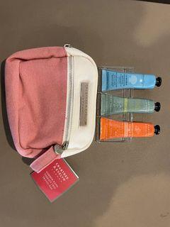 Crabtree & Evelyn Hand Therapy Trio Travel Bag - New