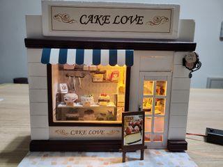 【精選禮物】DIY 蛋糕情緣模型/袖珍屋/娃娃屋 DIY Cake Love Dollhouse
