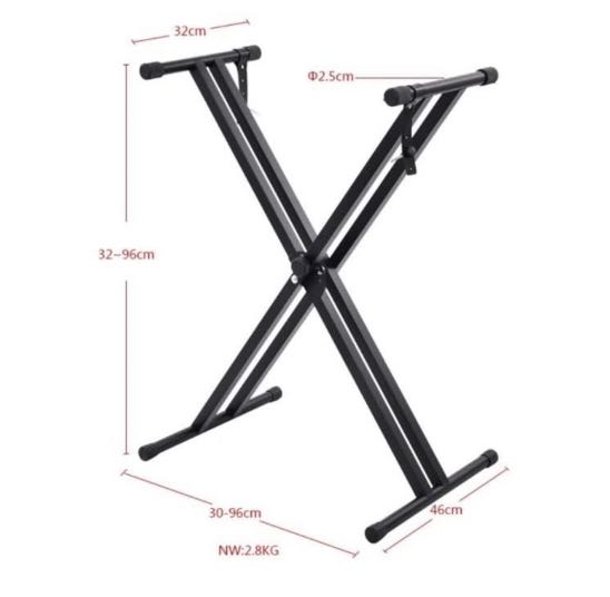 Casio keyboard Double X stand, Hobbies & Toys, Music & Media, Music
