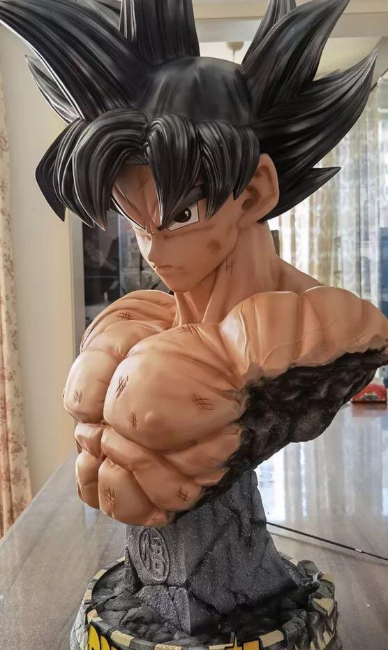 Dragonball Z Super Life Size Son Goku Ultimate Ultra Instinct Form Life Size 1 1 Scale Bust