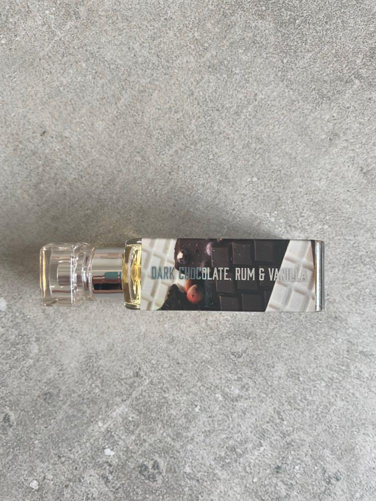 Dua Dark Chocolate, Rum, & Vanilla (Category: Fragrance & Deodorants) located in Makati City. Submitted by mnlbc (Listing ID 1164444549, Image 2). Description: Dua Dark Chocolate Rum & Vanilla 30ml Lightly used (<20 sprays) SF care of buyer, free shipping with total purchase >P2000.