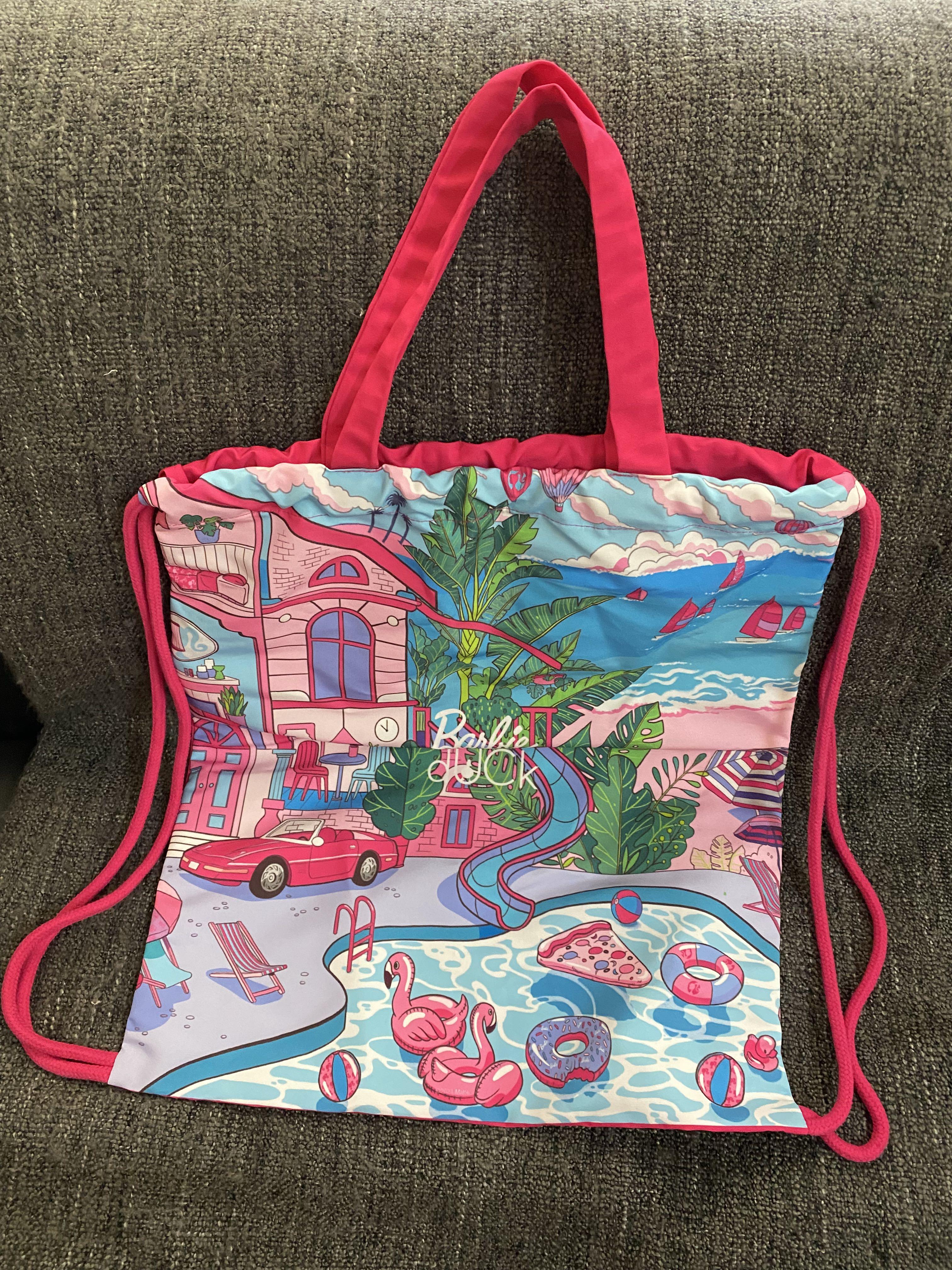 Duck X Barbie Drawstring Bag, Women's Fashion, Bags & Wallets, Beach Bags  on Carousell