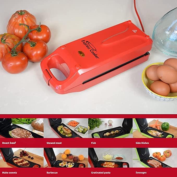 Electric Grill Cooker, Express Cooker (Original), Compact, Non-Stick ...