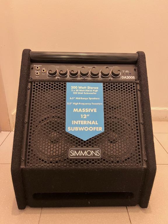Simmons da25 electronic shop drum set monitor