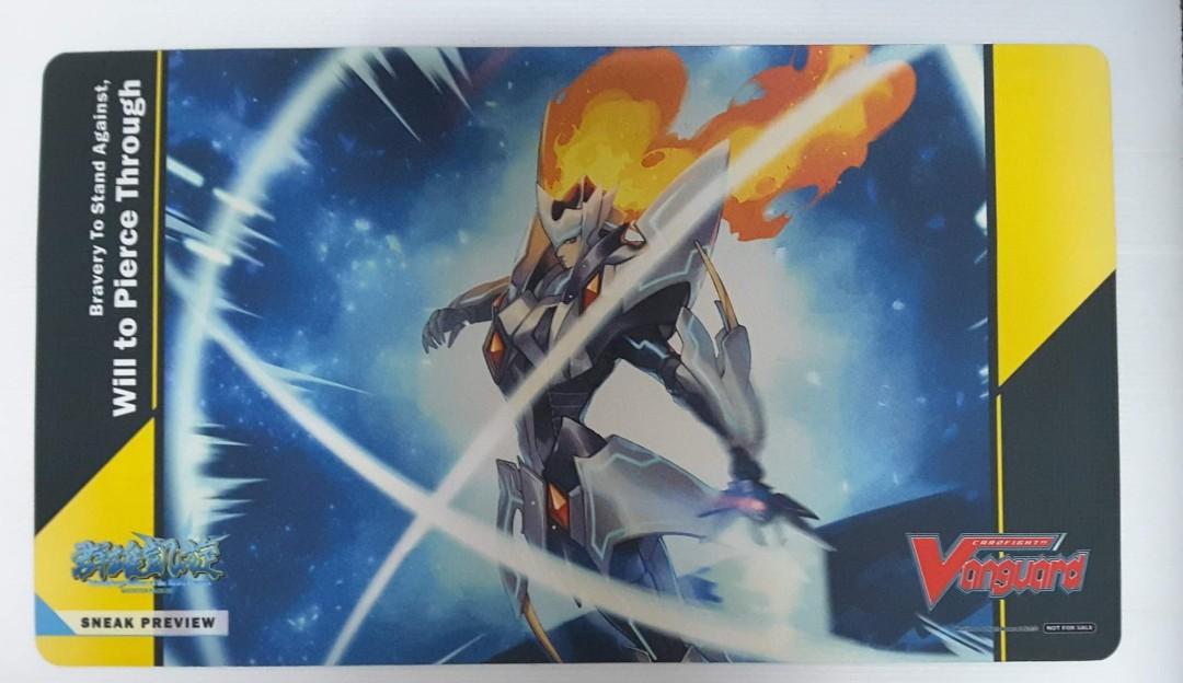English Vanguard Sneak Preview Playmat D Bt05 Bravery To Stand Against Will To Pierce Through Hobbies Toys Toys Games On Carousell