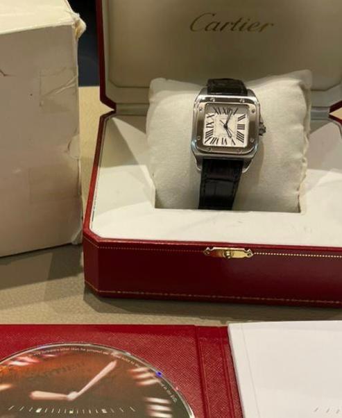 Reprice Again Excellent Cartier Santos 
