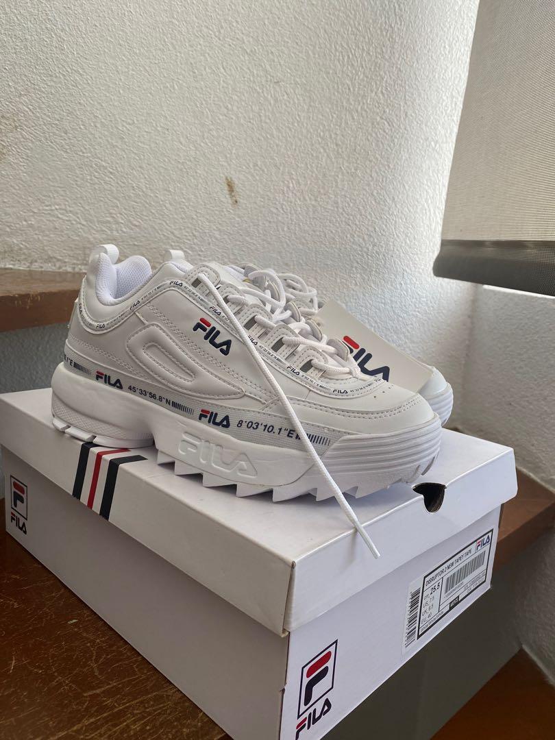 FILA Disruptor 2 New Tapey Tape from Korea Luxury Sneakers