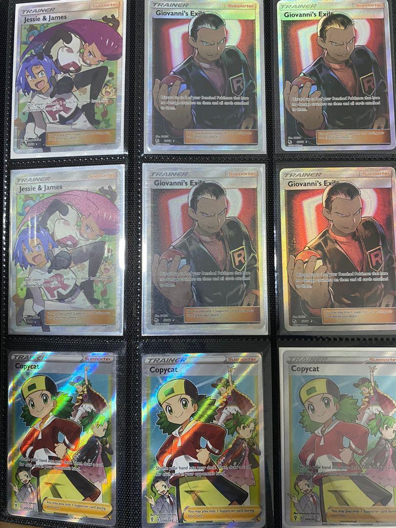 Full Art Trainers|Jessie & James|Giovanni|Copycat, Hobbies & Toys, Toys &  Games on Carousell