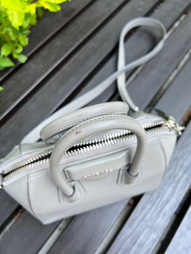 Givenchy Antigona Mini Grey Luxury Bags Wallets on Carousell