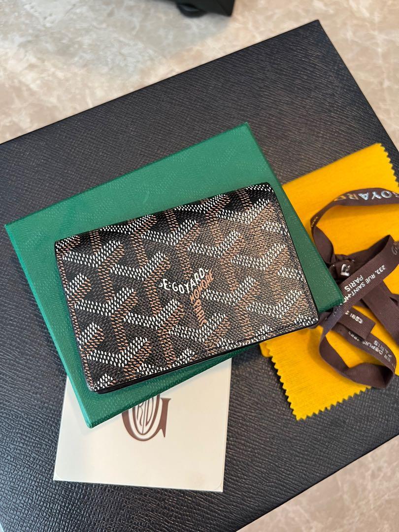 Goyard Malesherbes Card Wallet, Orange