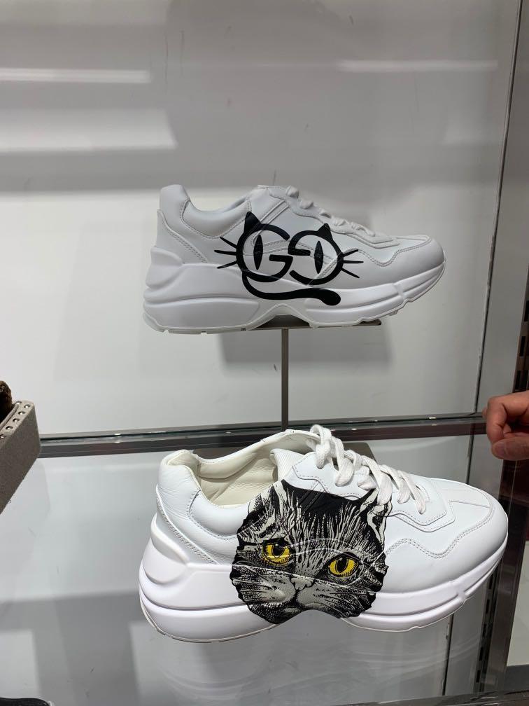 Cat print sneakers outlet