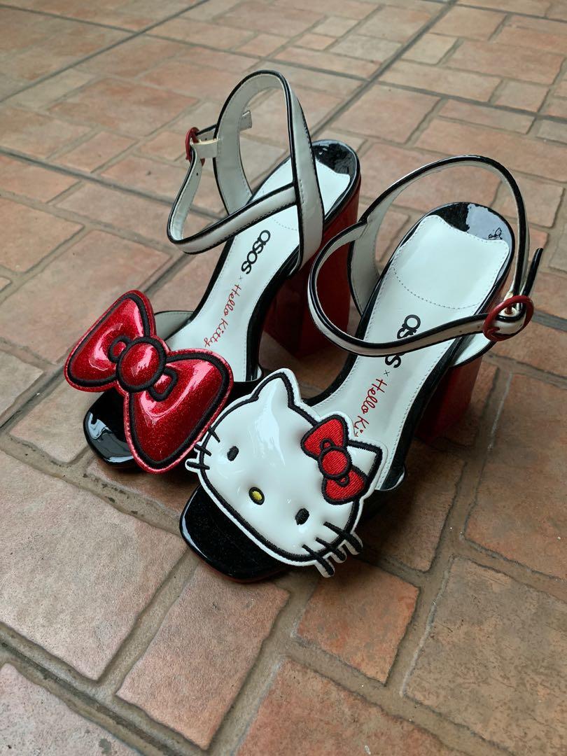 Hello Kitty x ASOS Heeled Sandals With Removable Badges