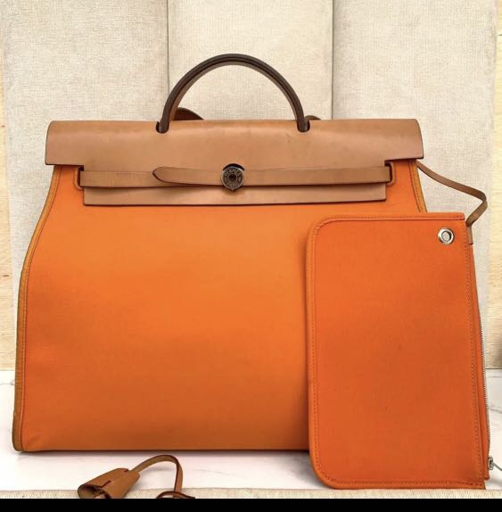 hermes herbag orange