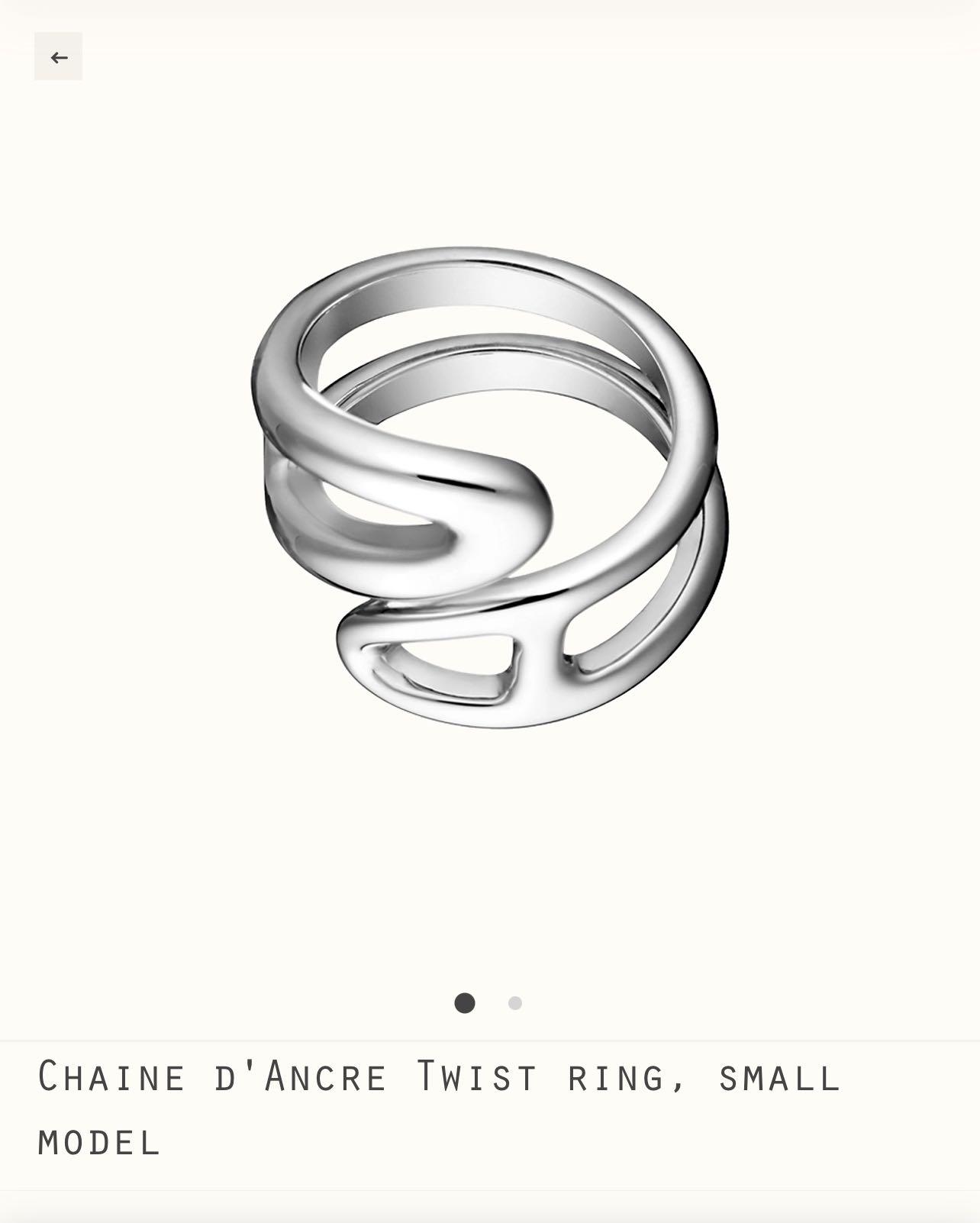 Hermes Parade Bracelet necklace Hermes twist ring Women s Fashion