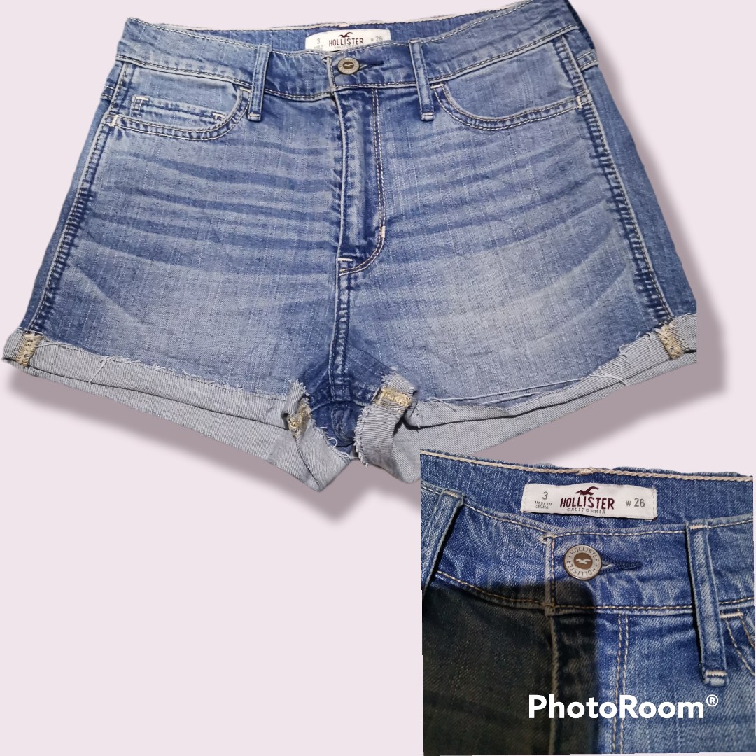 High waist Hollister denim short, Women 