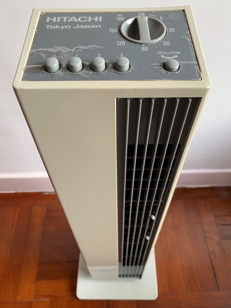 Hitachi Tower Fan, 家庭電器, 其他家庭電器 Carousell