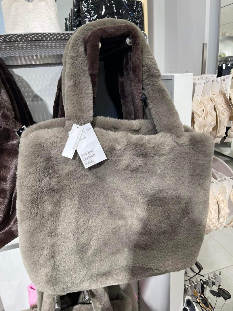 Faux fur bag h&m on sale