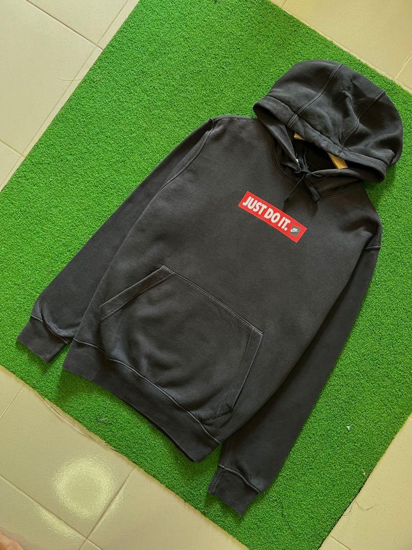 just do it box logo hoodie