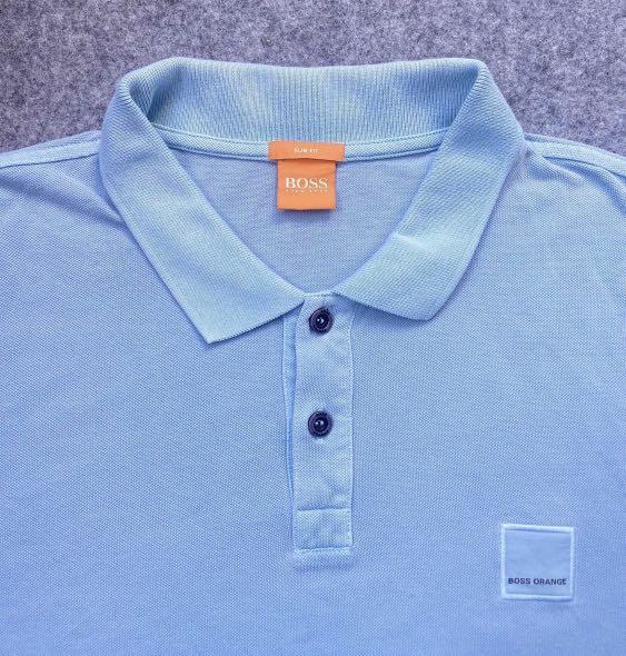 Hugo Boss Orange Polo Shirt, Fesyen 