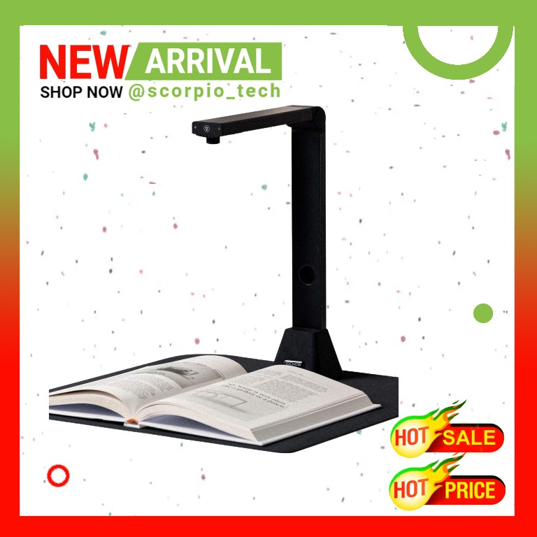 iOCHOW S5 Document Camera & Book Scanner 22MP High Definition USB