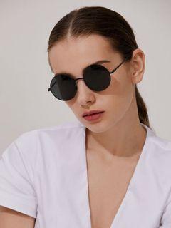 Kacamata Hitam Bulat John lennon Unisex
