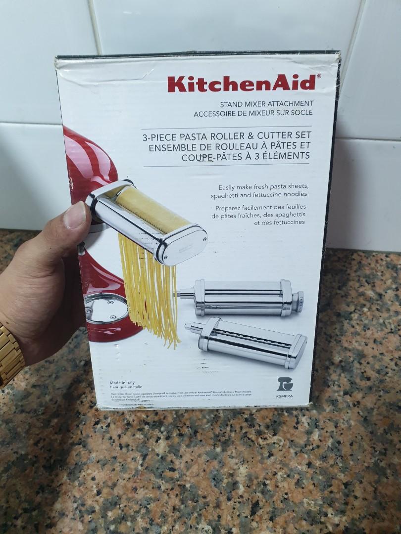 3 piece pasta roller and cutter set