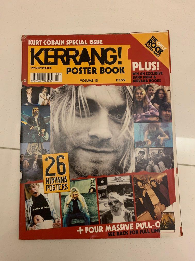 Kurt Cobain Nirvana Kerrang! Poster book 2004, 興趣及遊戲