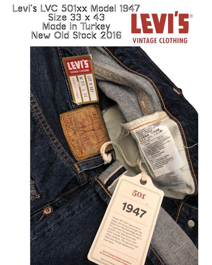 Size 28 Vintage Levis 501XX LVC Japan Distressed Denim Faded 