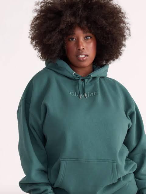 Glossier sweatshirt sizing sale