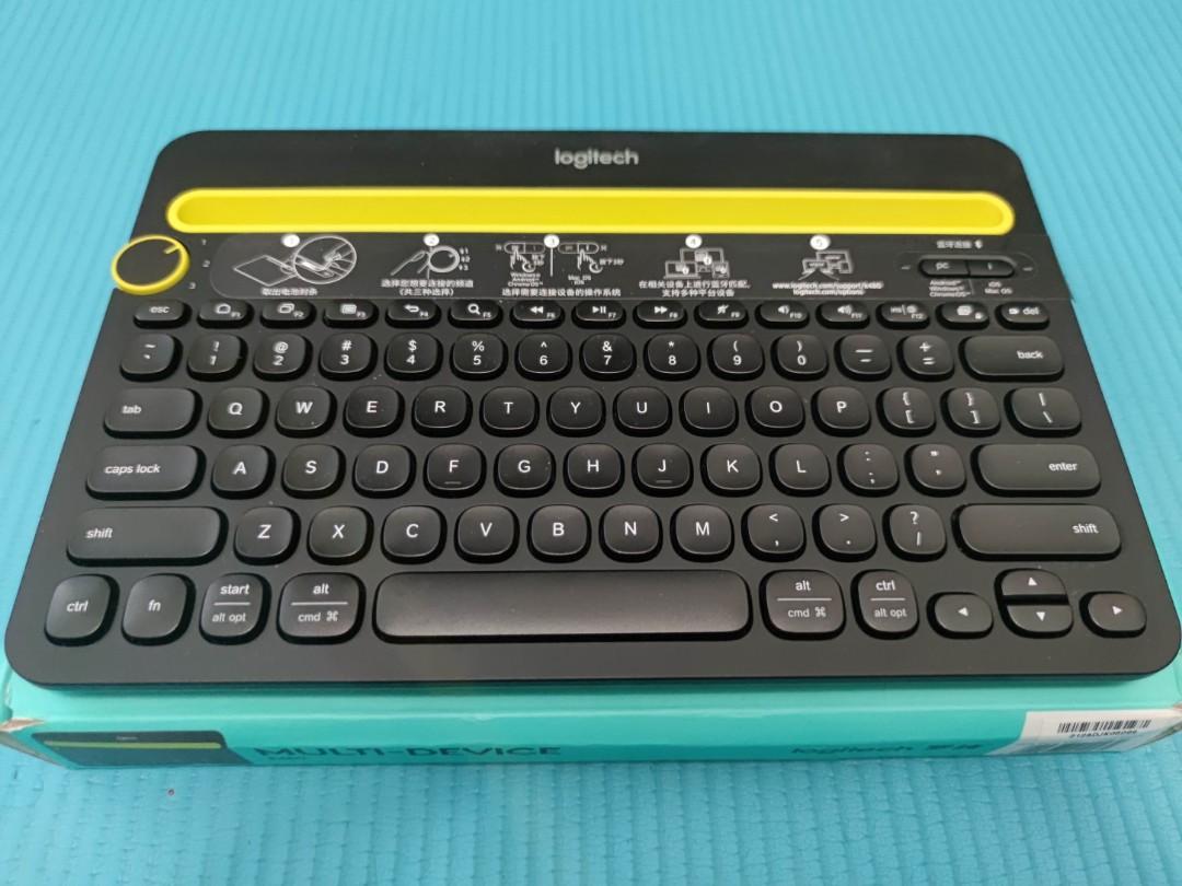 Logitech K480 Keyboard 藍牙鍵盤, 電腦 