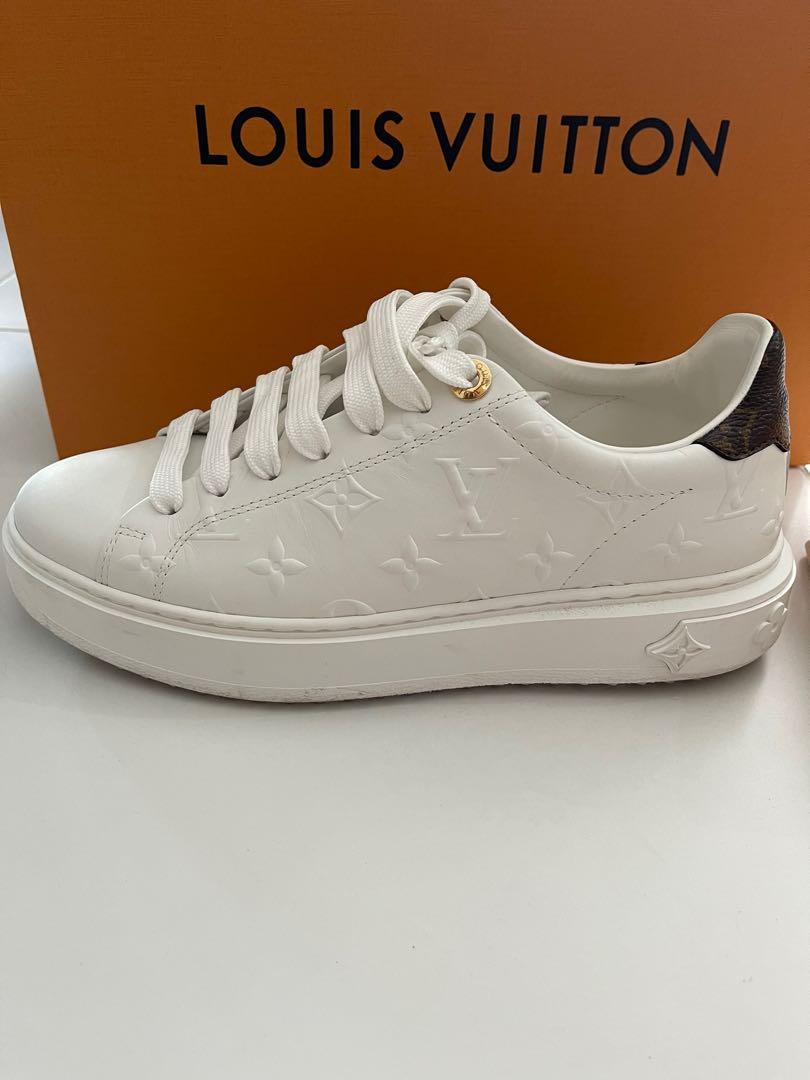 Louis Vuitton Time Out Sneakers Women 38 1/2 - LVLENKA Luxury