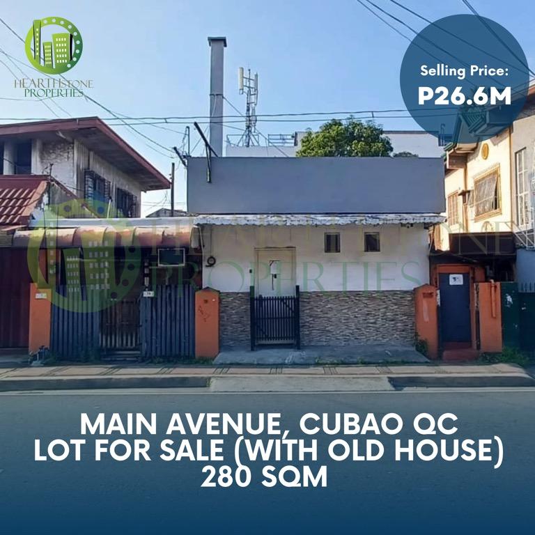Main Avenue Cubao Quezon City Lot For Sale (with
