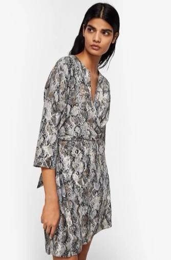 Mango snake print gown shop