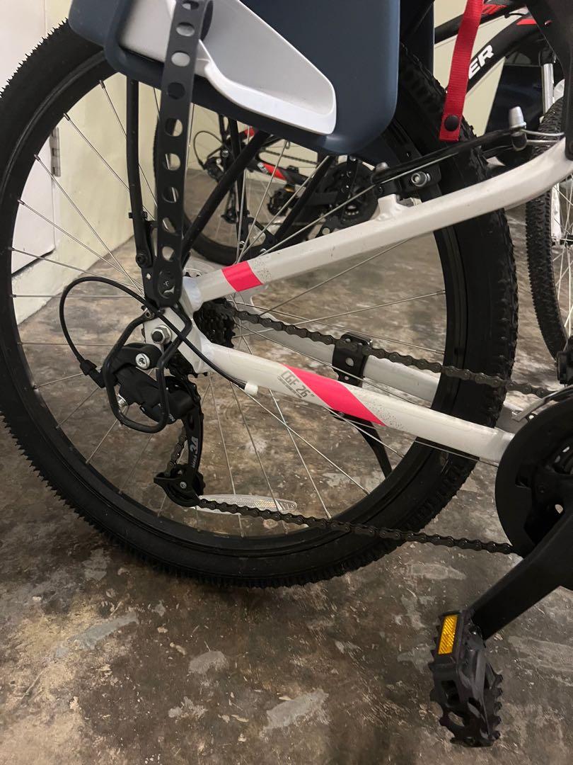 Mens & ladies decathlon bikes with baby seat, Sports Equipment