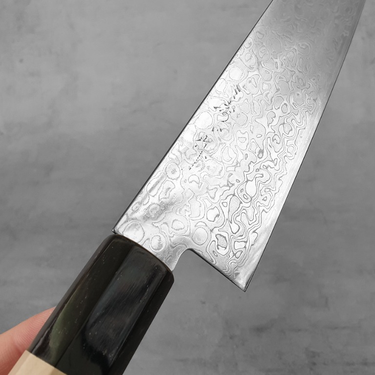 MITSUMOTO SAKARI 4 inch Damascus Paring Knife, AUS-10, in