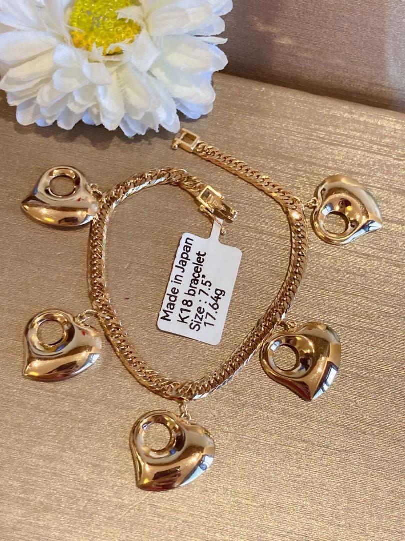 Monaca Bracelet k18 Japan Gold, Women's Fashion, Jewelry