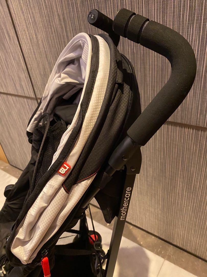 Mothercare roll stroller black store
