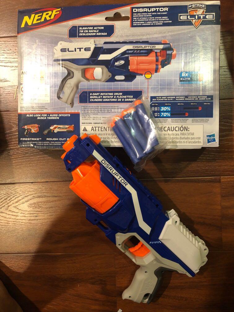 Nerf N-Strike Elite Disruptor Blaster with 6 Nerf Elite Darts