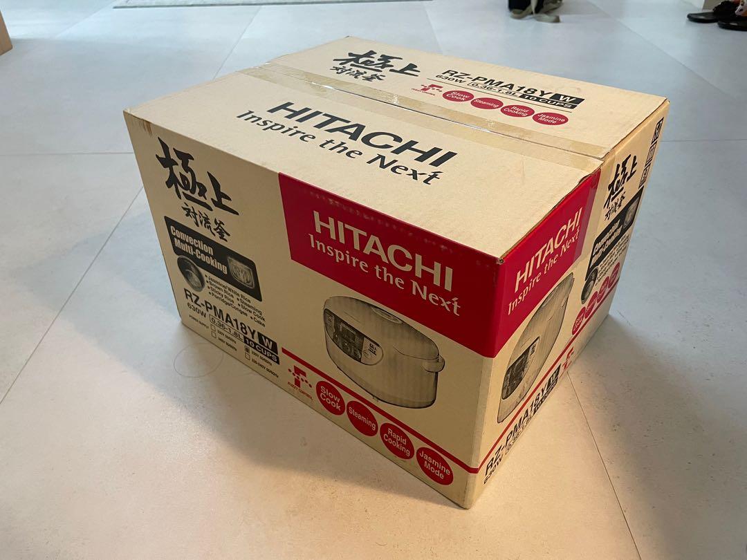 NEW Hitachi rice cooker RZPMA18Y, TV & Home Appliances, Kitchen