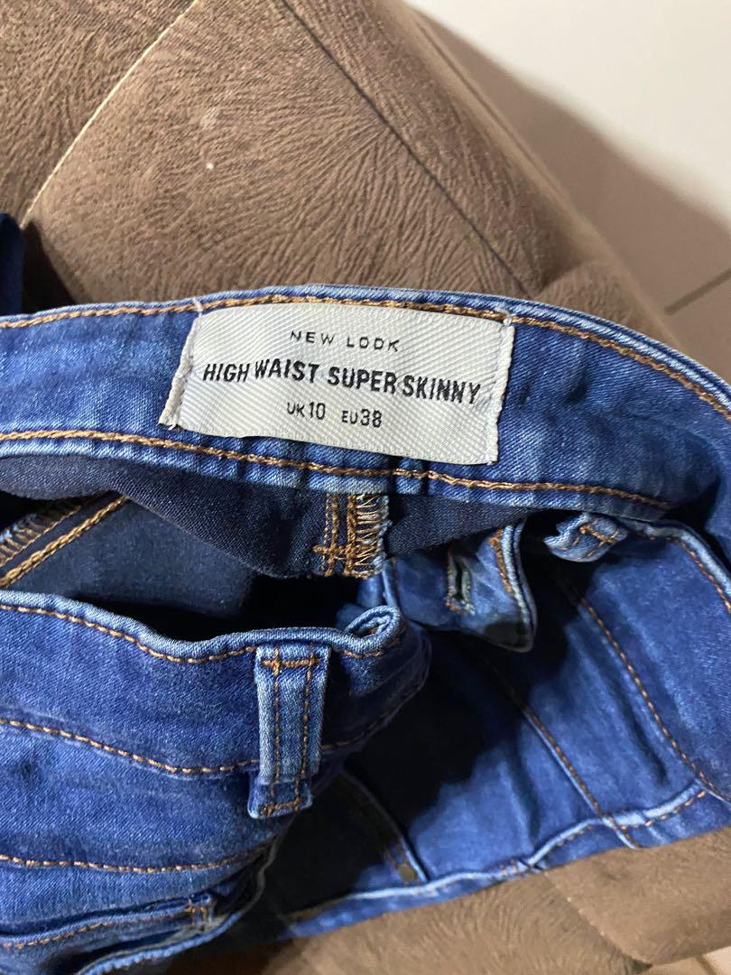 New Look Highwaist Skinny Jeans, Fesyen 