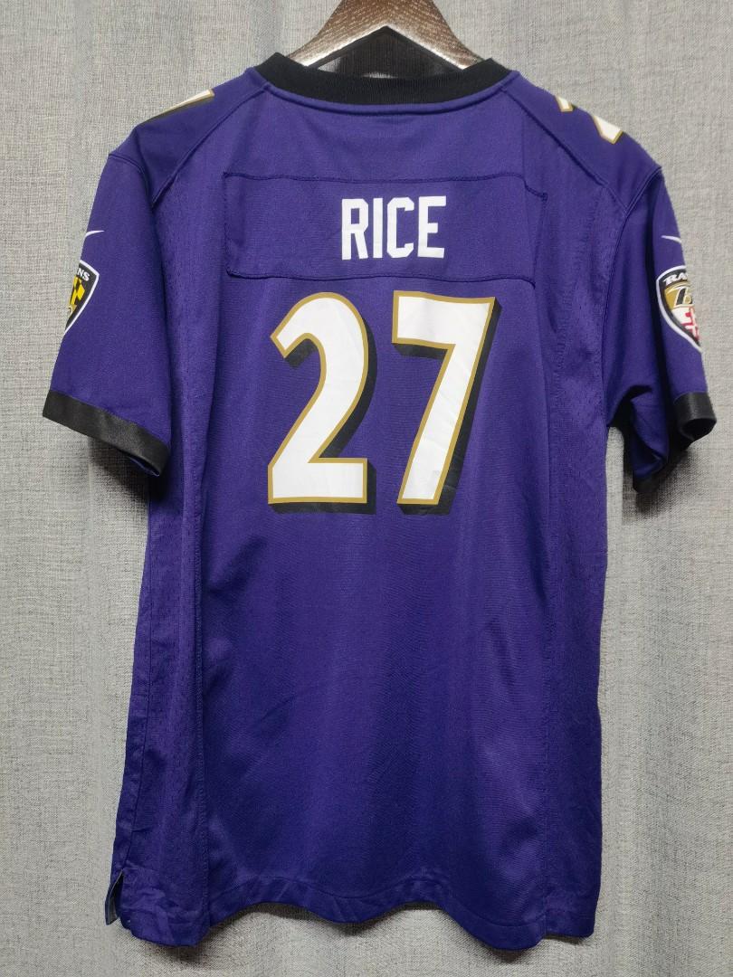 NFL BALTIMORE RAVENS #27 RAY RICE JERSEY, Men's Fashion, Tops