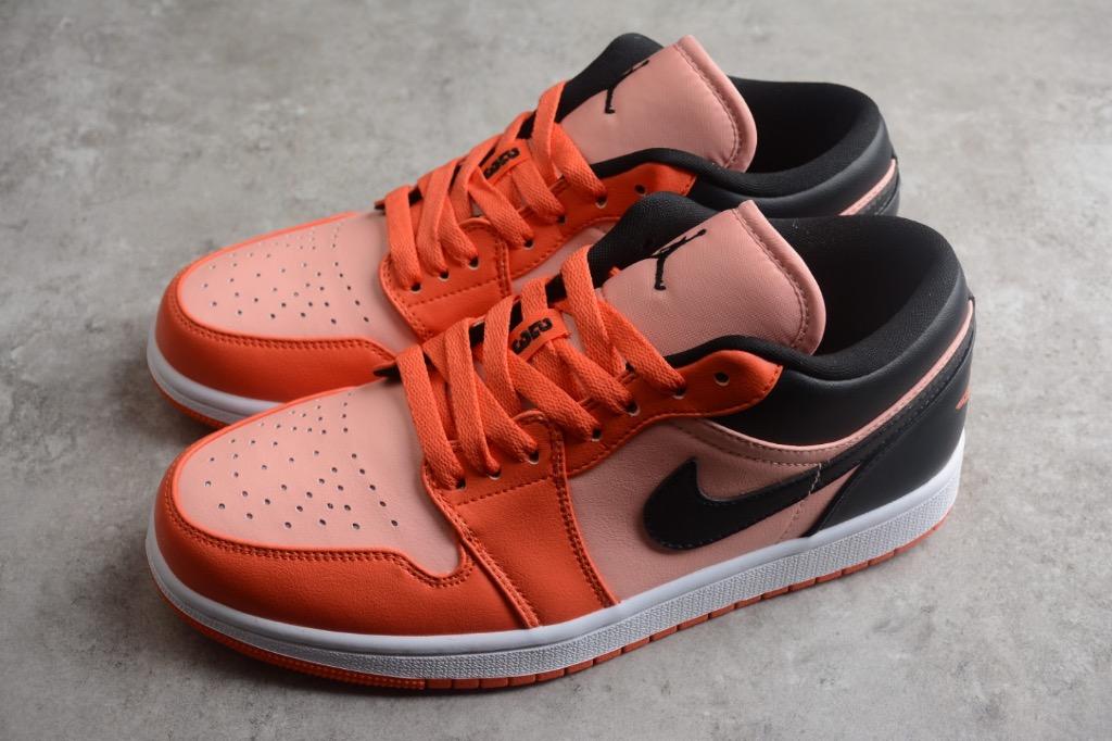Nike air jordan on sale orange and black